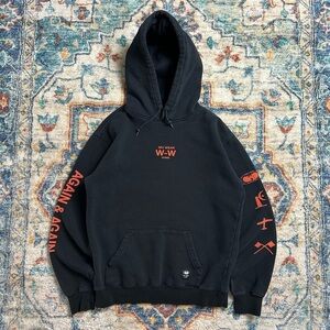 Vintage Wu Wear Logos Hoodie Small